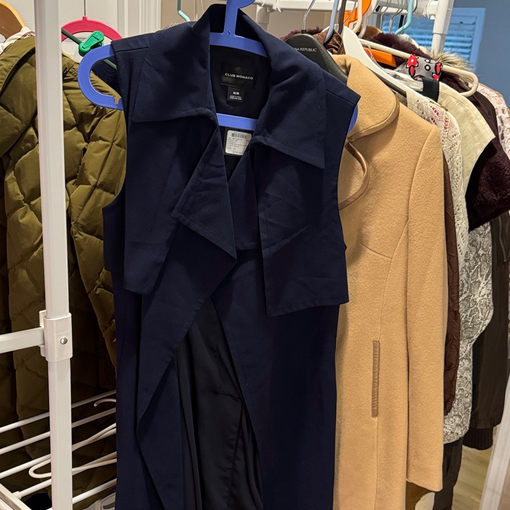 Club Monaco Midnight Blue Vest